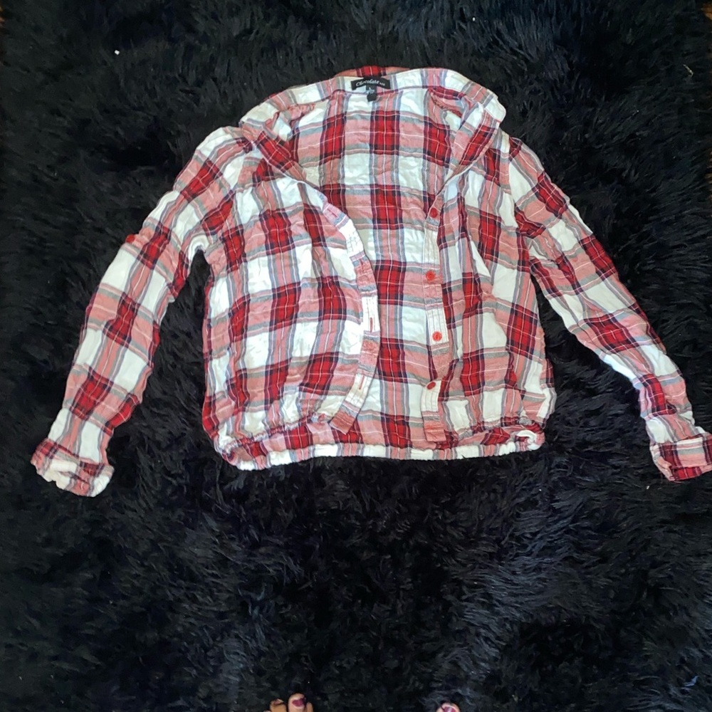 Plaid Button-up Shirt (Women’s)